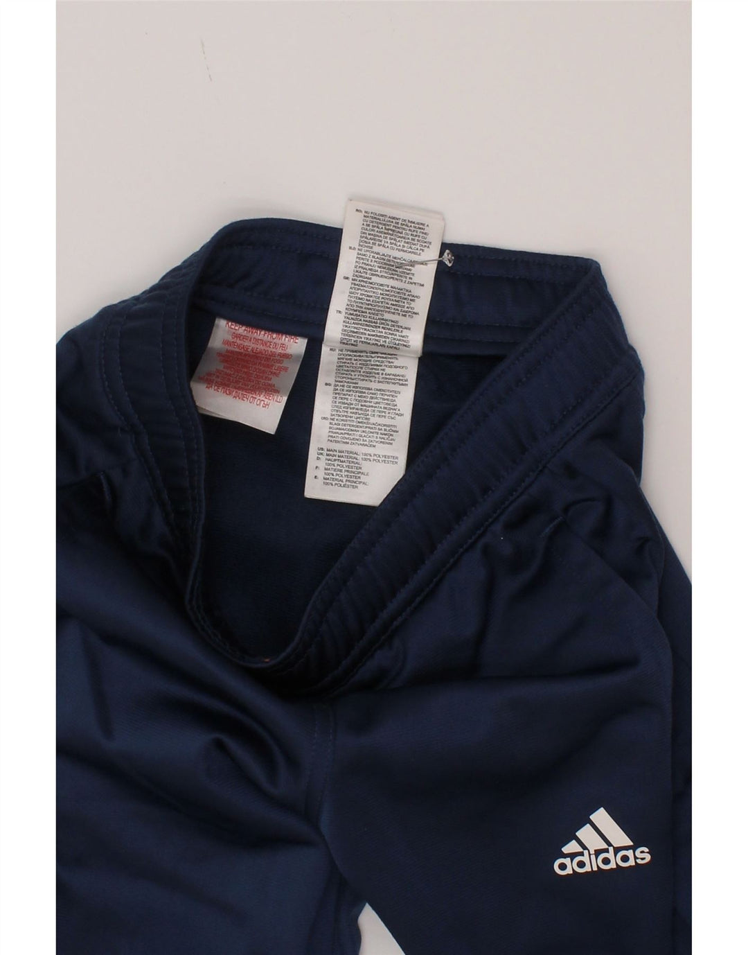 Adidas Drenge Træningsdragt Bukser Joggers 4-5 År Marineblå Polyester