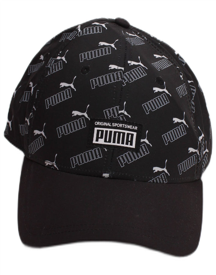 PUMA Mens Graphic Baseball Cap One Size Black Polyester