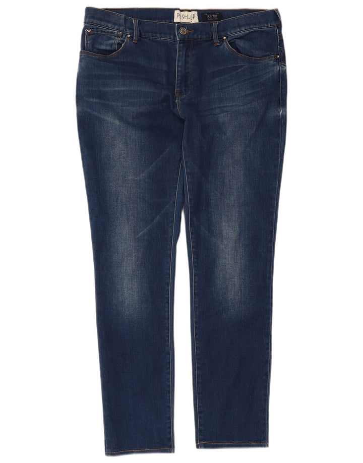 Armani Dame Slim Jeans W31 L27 Blå Bomuld