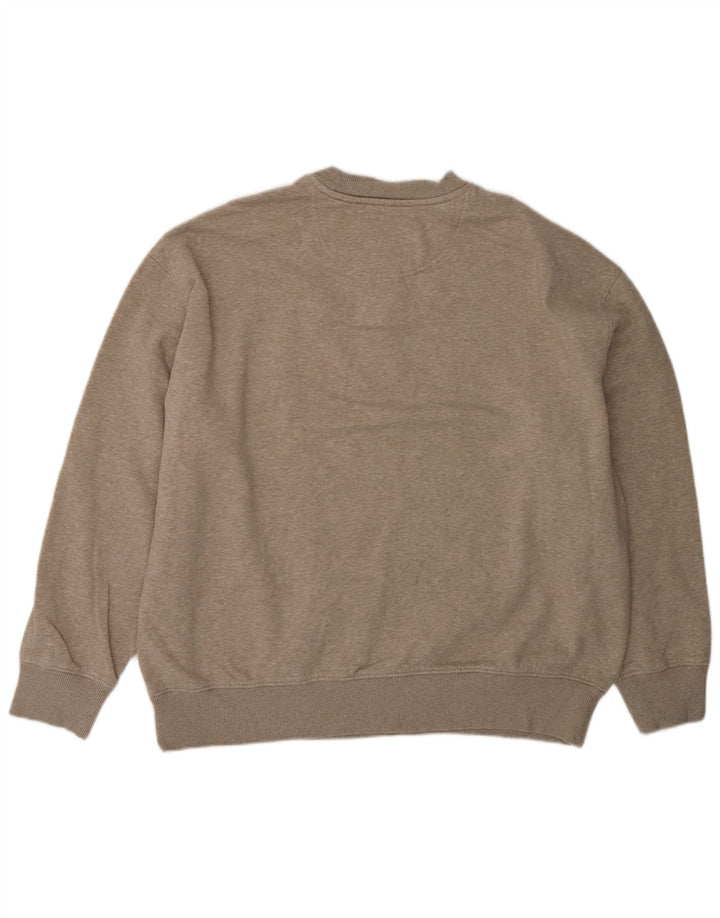 Marks & Spencer Herre Oversized Sweatshirt Jumper XL Grå Flecked Bomuld
