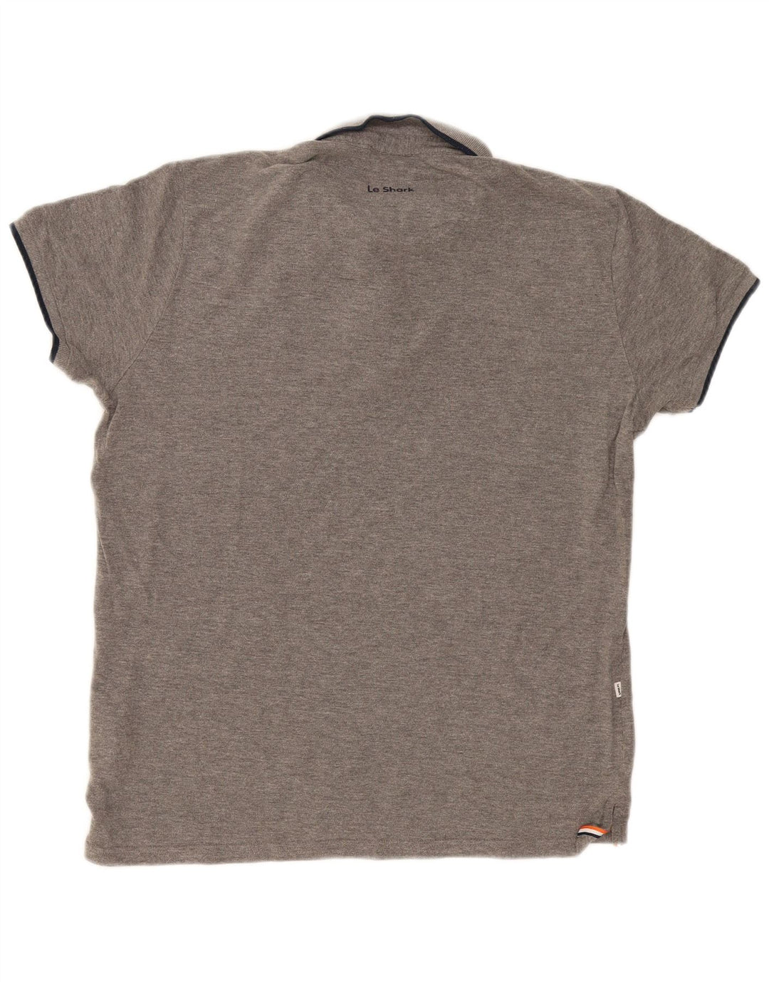 Le Shark Herre Polo Shirt Stor Grå Bomuld