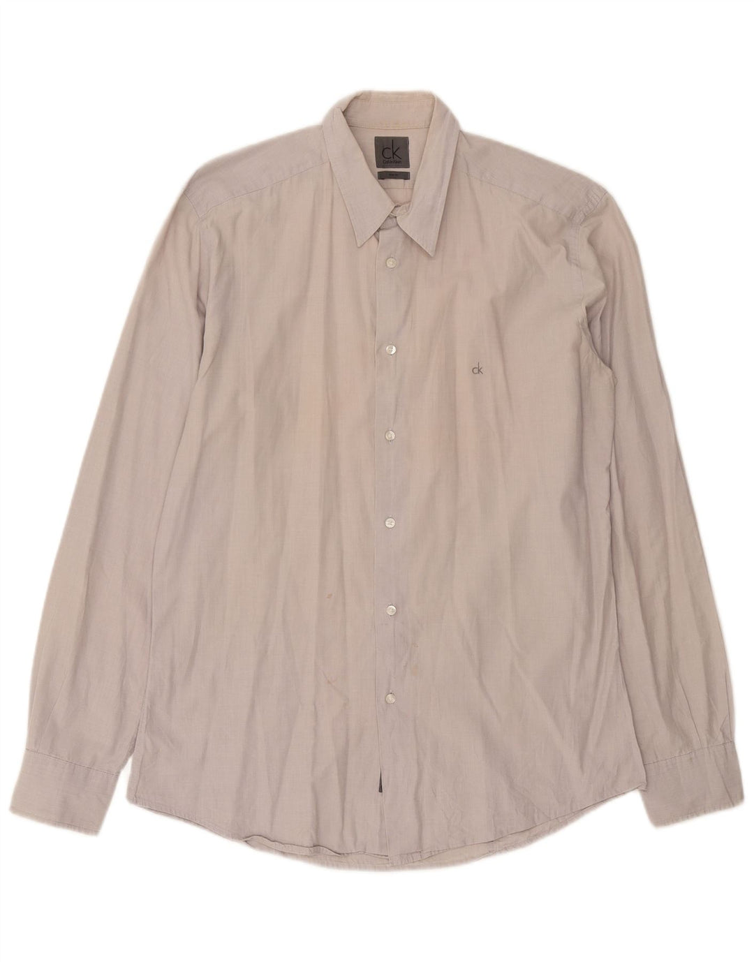 Calvin Klein Herre Slim Fit skjorte XL Beige