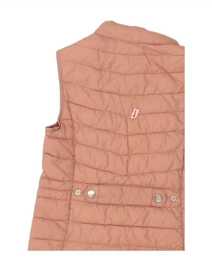 MASSIMO DUTTI Girls Padded Gilet 7-8 Years Pink Polyester Vintage Massimo Dutti and Second-Hand Massimo Dutti from Messina Hembry 