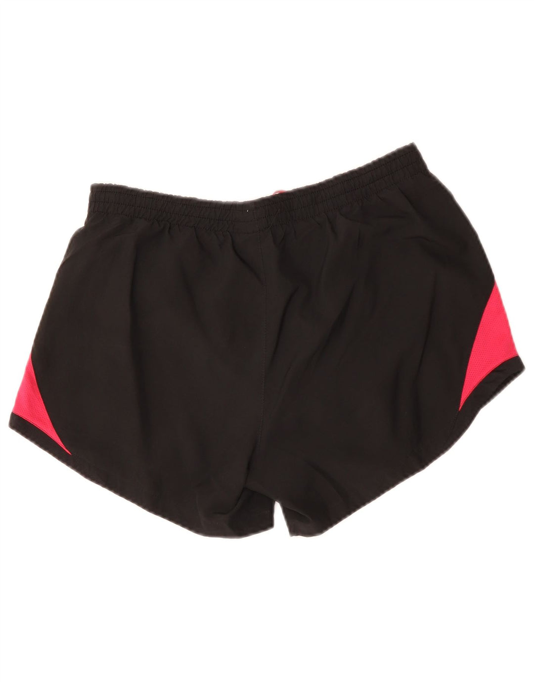 NIKE sportsshorts til kvinder UK 14 Medium Sort Colourblock Polyester