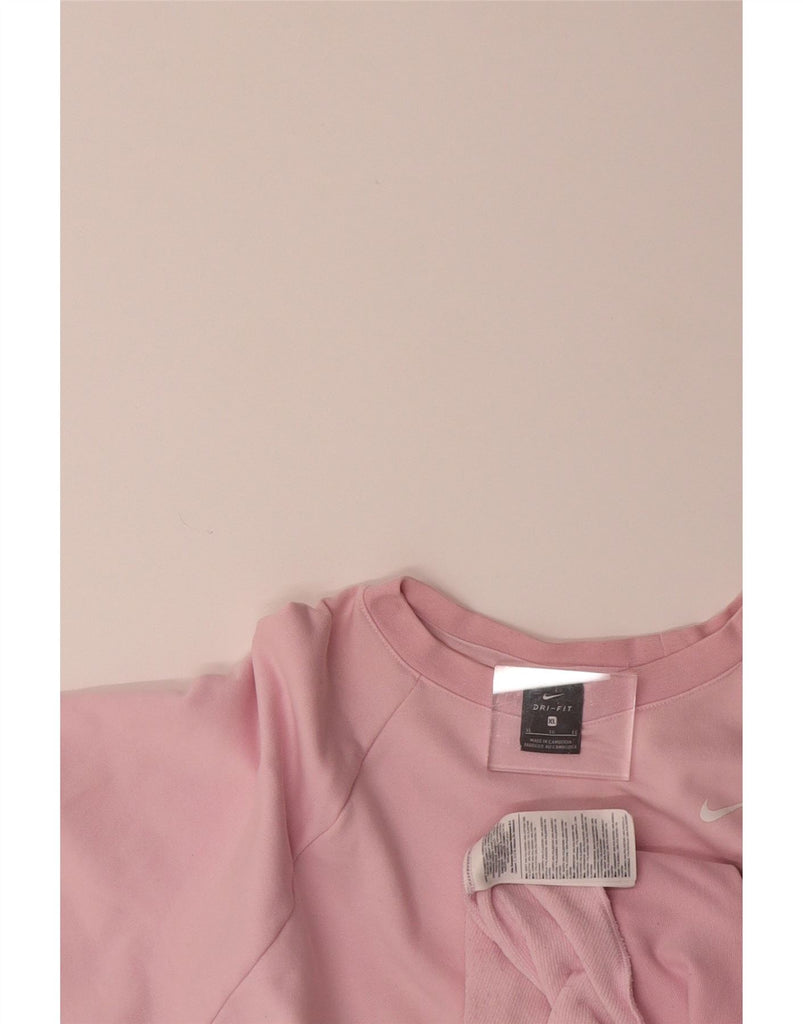 NIKE Womens Dri Fit Oversized Sweatshirt Jumper UK 18 XL Pink Polyester Vintage Nike and Second-Hand Nike from Messina Hembry 