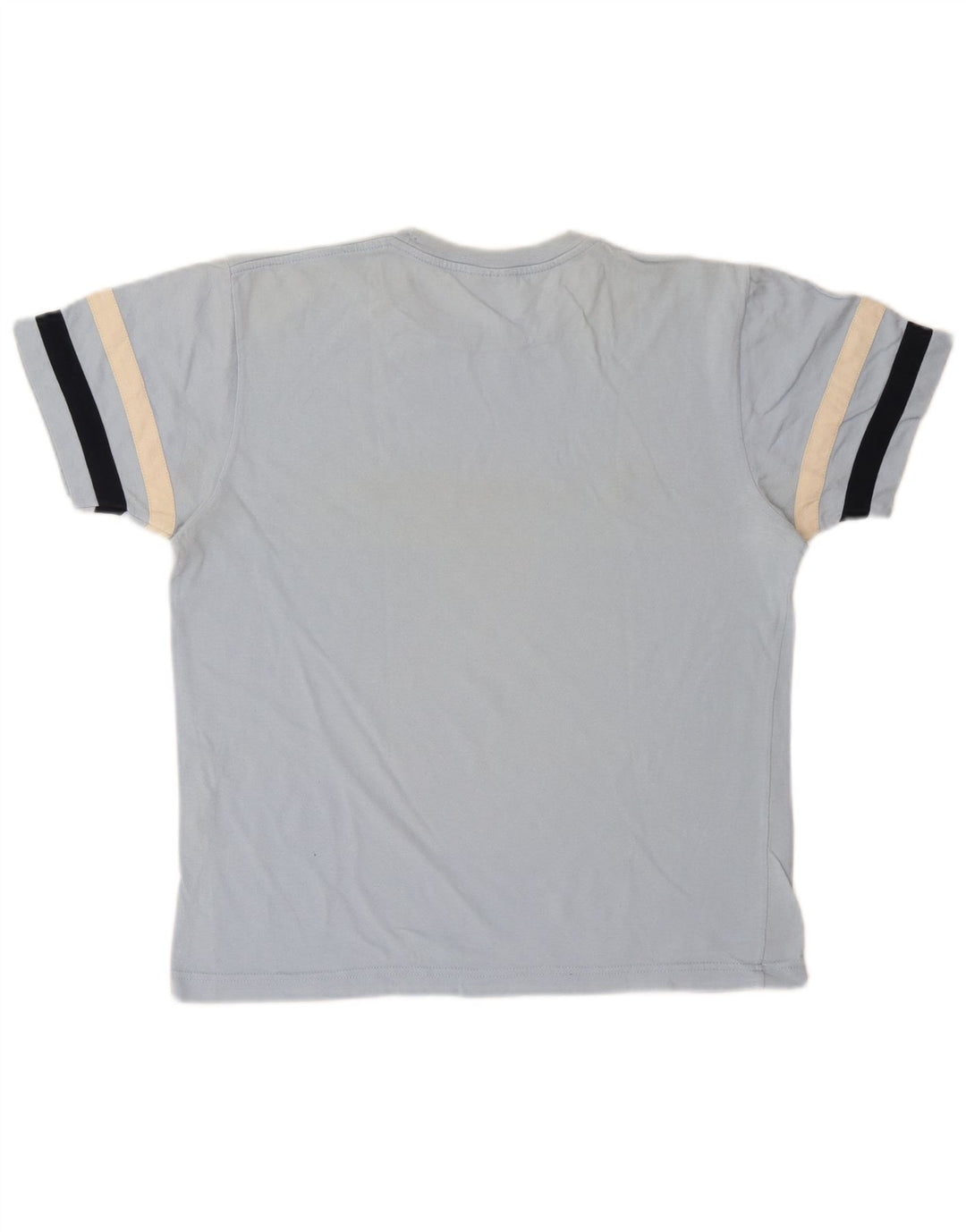Champion Herre grafisk T-shirt top mellemblå stribet bomuld