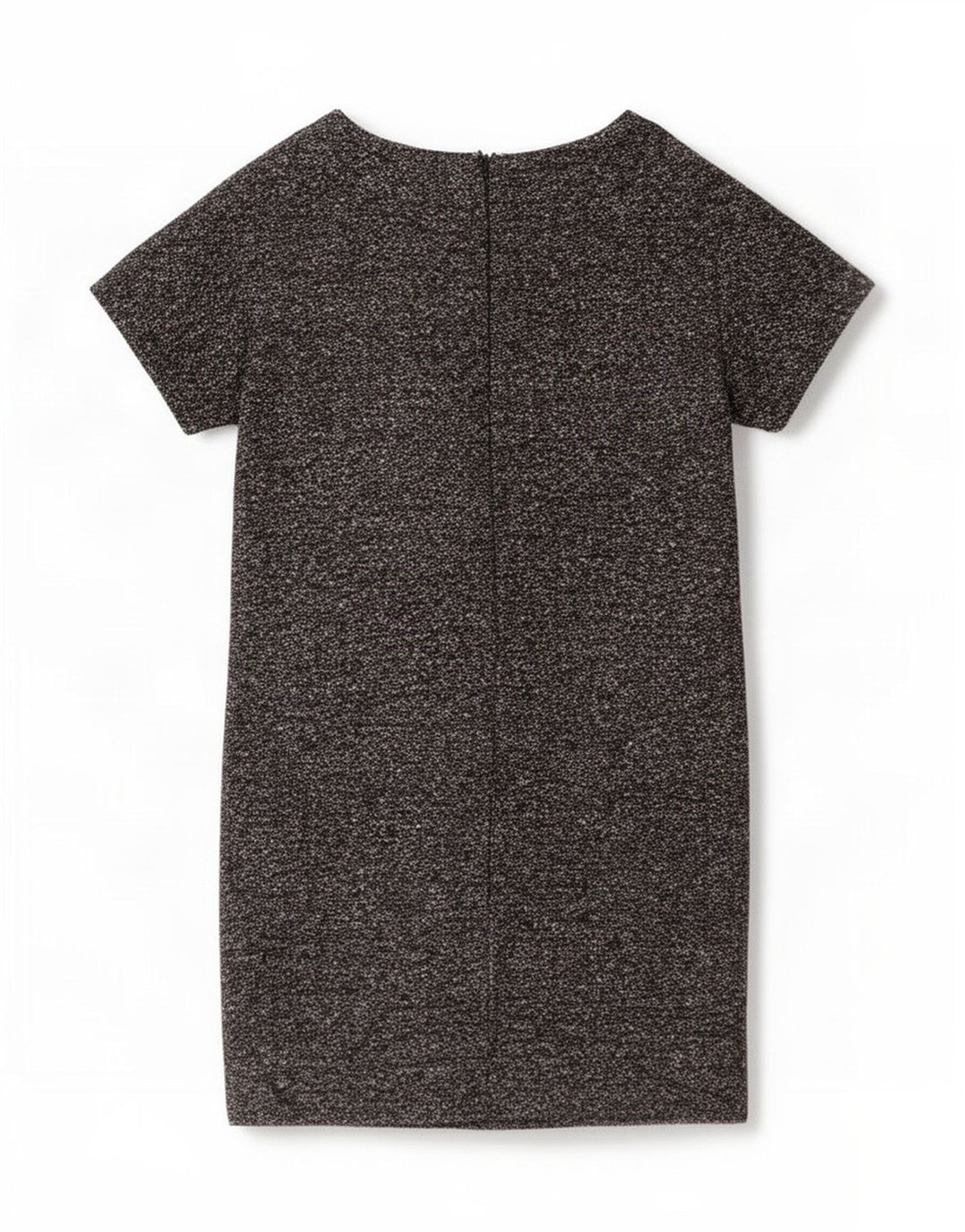 Benetton Womens Shift Dress UK 14 Medium Grey Flecked Virgin Wool