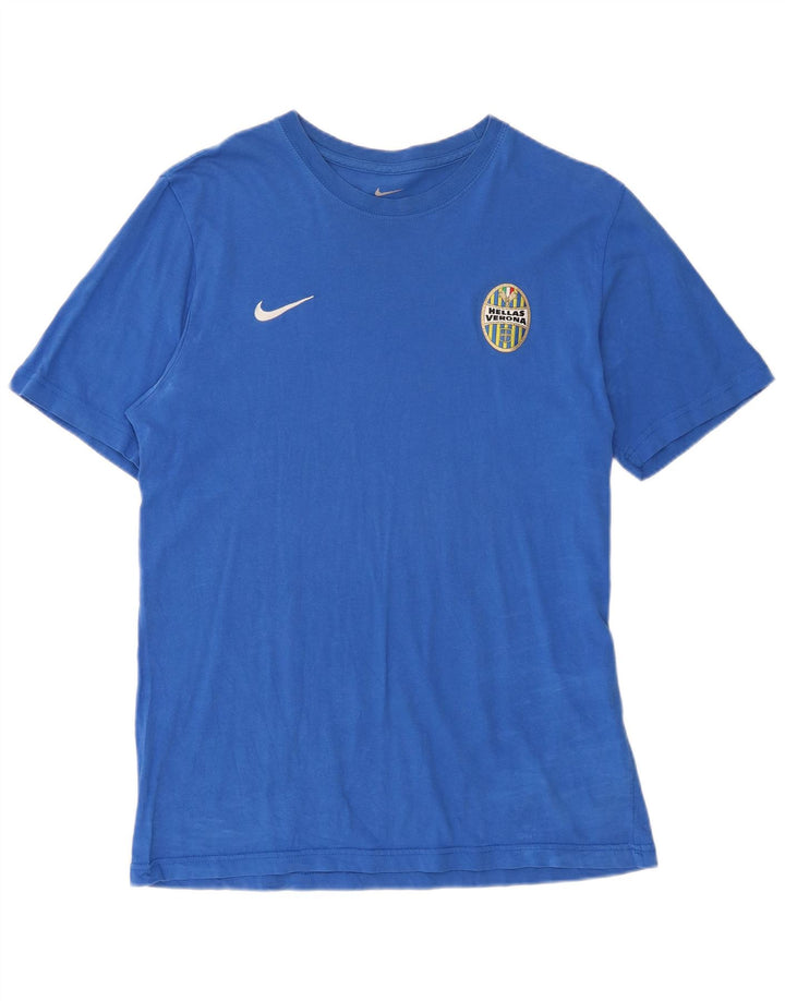 Nike Herre HELLAS VERONA T-Shirt Top Stor Blå Bomuld