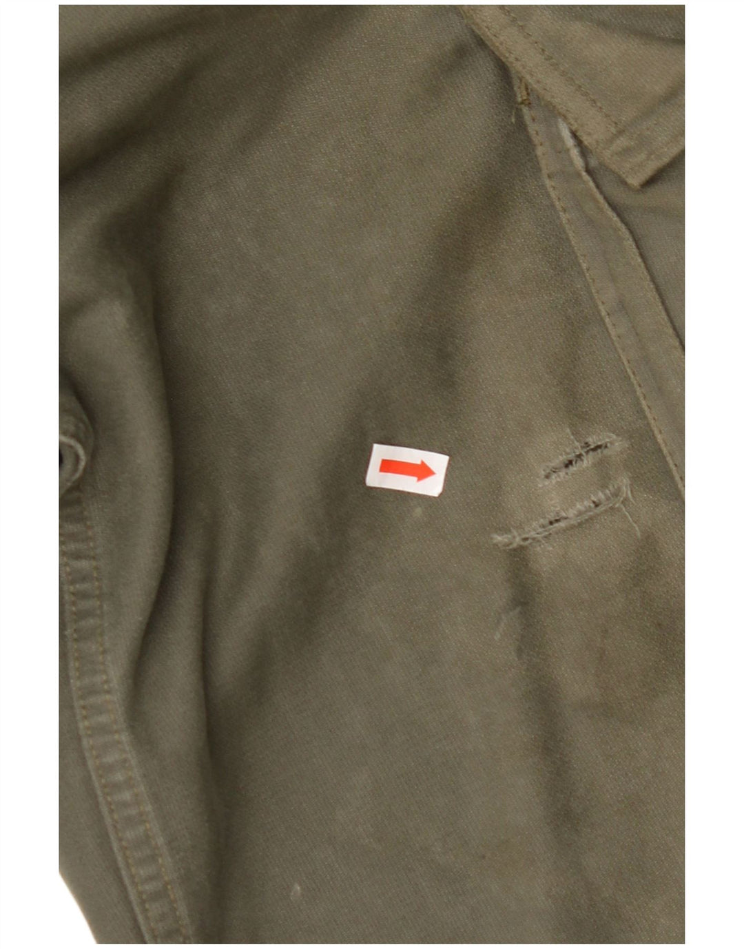 VINTAGE Straight Cargo bukser til mænd W30 L28 Khaki Bomuld