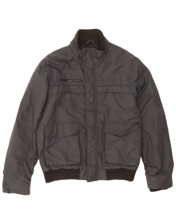 Jack & Jones Bomberjakke til mænd UK 42 XL Grå Nylon