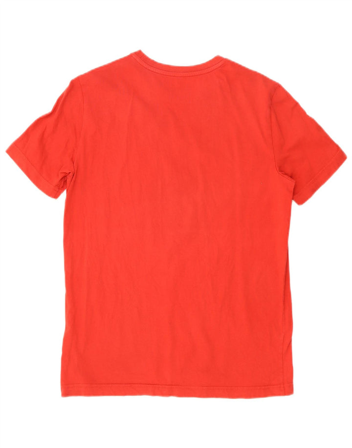 Puma Herre Grafisk T-Shirt Top Lille Rød Bomuld