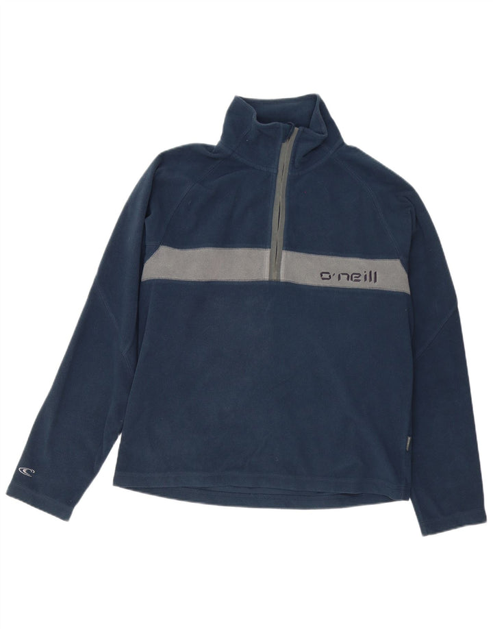 O'Neill Fleece Jumper med lynlås til mænd Medium Navy Blue Colourblock