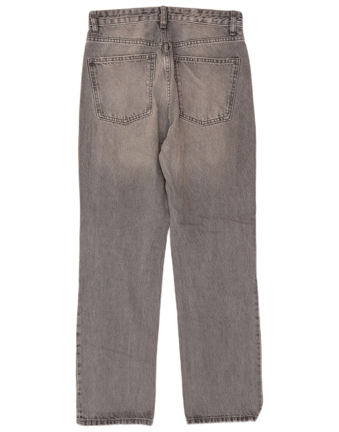 Zara Dame Straight Jeans EU 40 Medium W30 L29 Grå