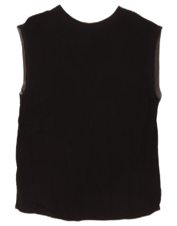 PEPE Jeans Dame Vest Top UK 10 Small Black Viscose