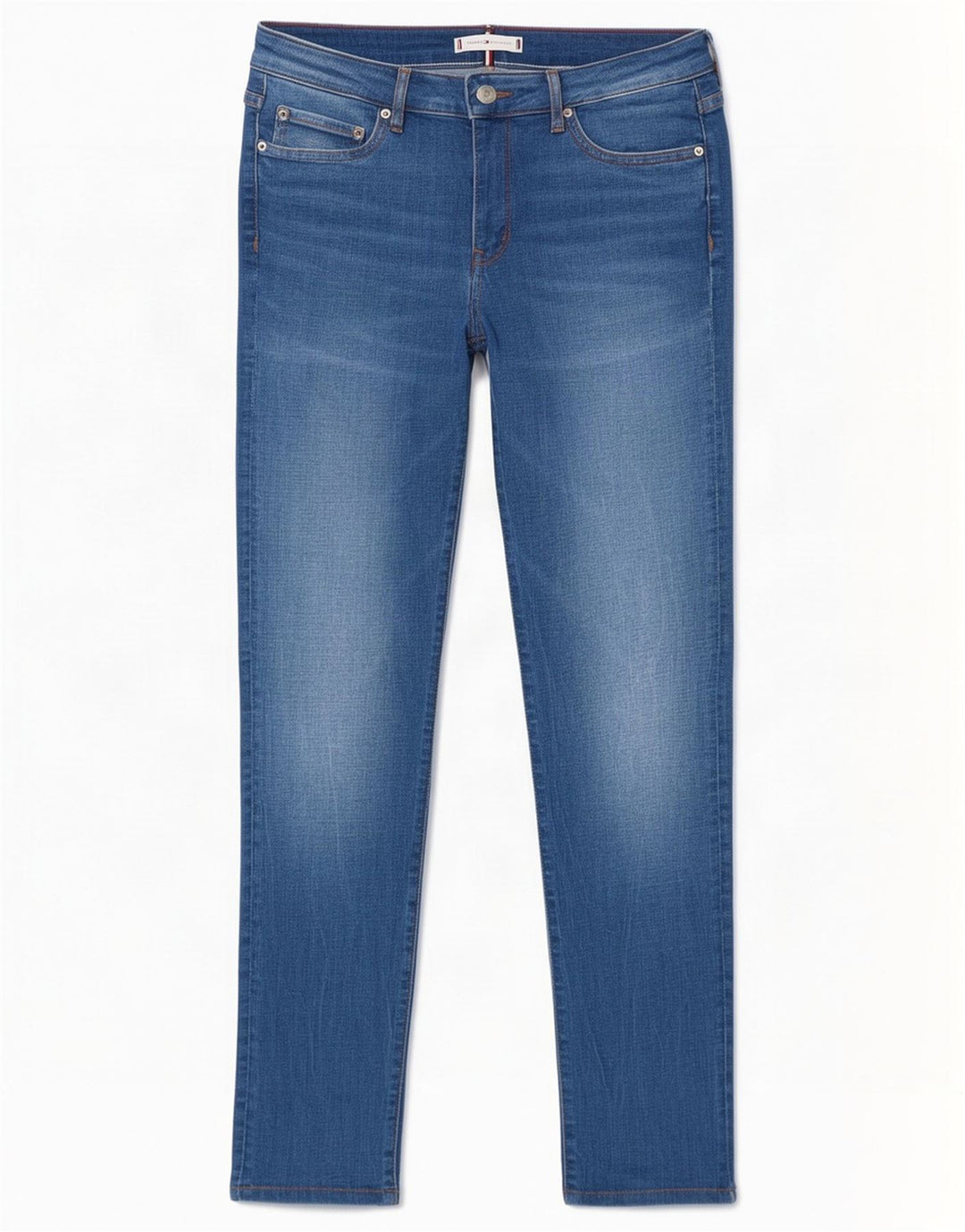 Tommy Hilfiger Kvinder Venice Slim Jeans W30 L27 Blå Bomuld
