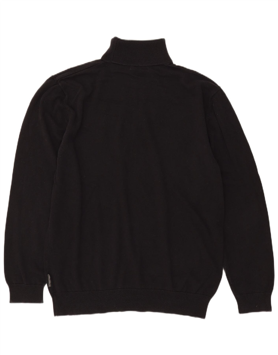 FRANSK FORBINDELSE Herre Rullehalstrøje 3XL Sort Bomuld