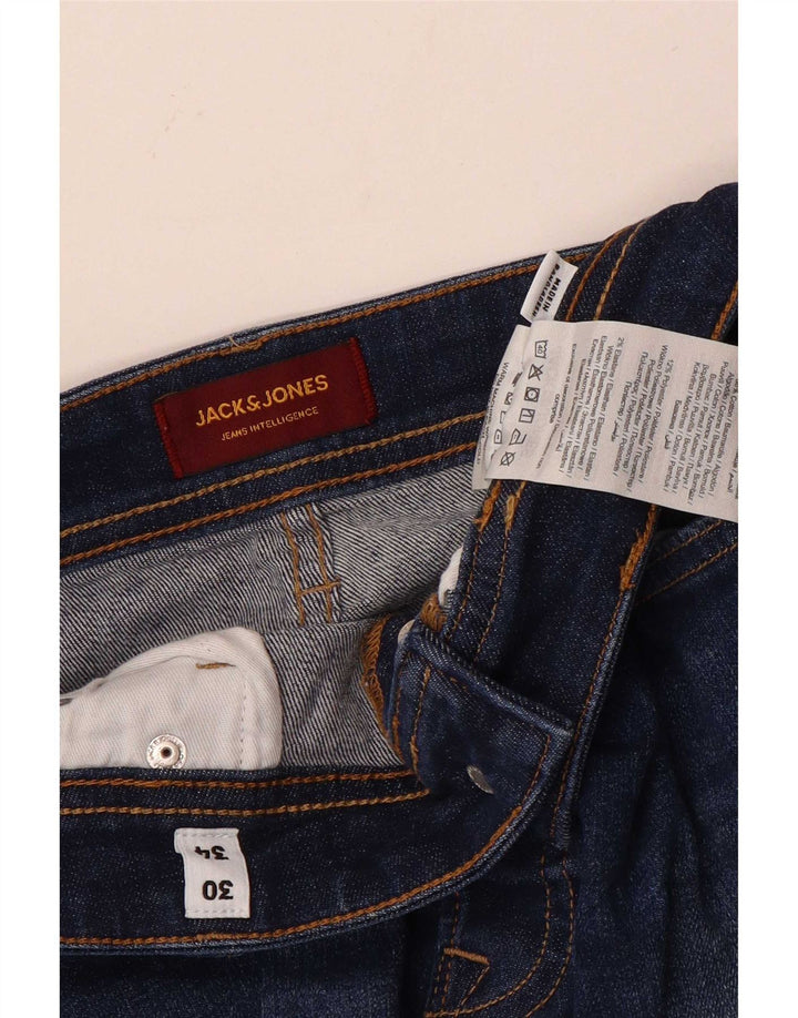 Jack & Jones Herre Slim Jeans W30 L34 Blå Bomuld