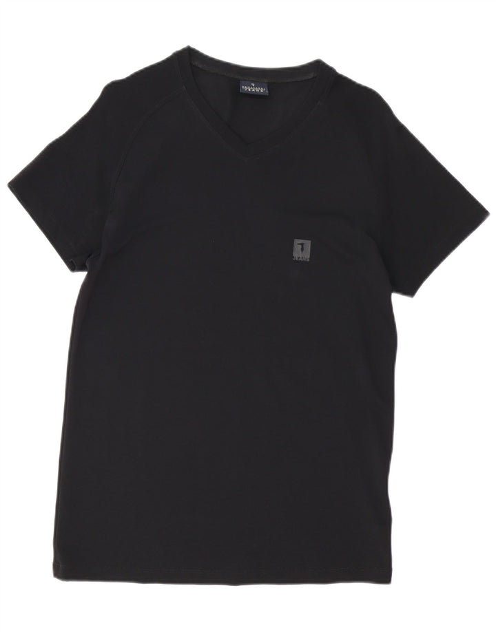 TRUSSARDI JEANS Herre T-Shirt Top Stor Sort Polyamid