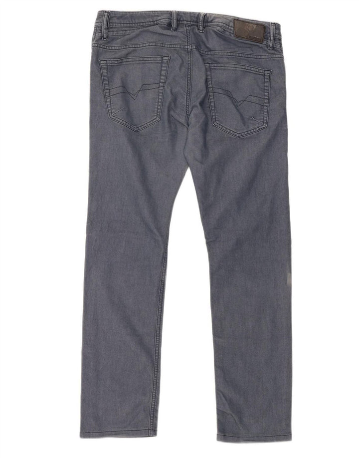 DIESEL Mens Shioner Slim Jeans W32 L29 Blue Cotton