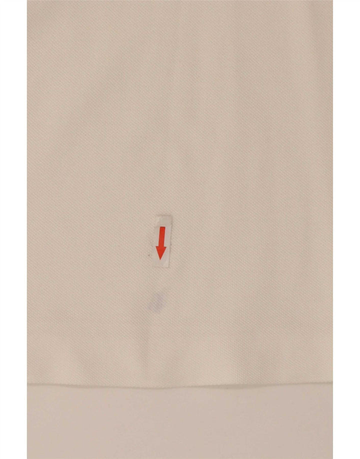 Lacoste herre poloskjorte str. 4 Medium hvid bomuld