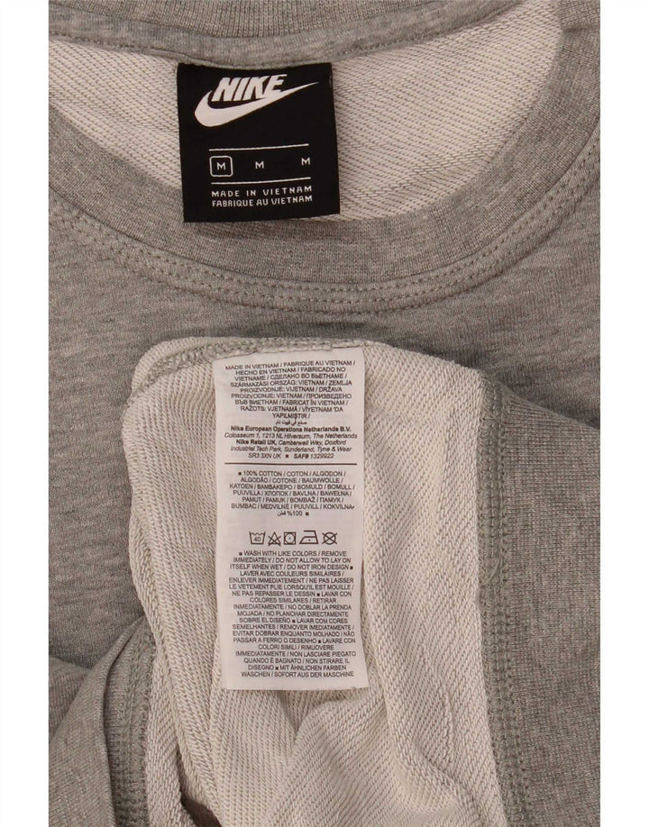 Nike Herre Sweatshirt Jumper Mellemgrå Melange Bomuld