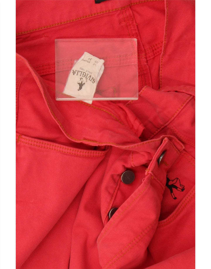 SIVIGLIA Casual Shorts til mænd W31 Medium Rød Bomuld
