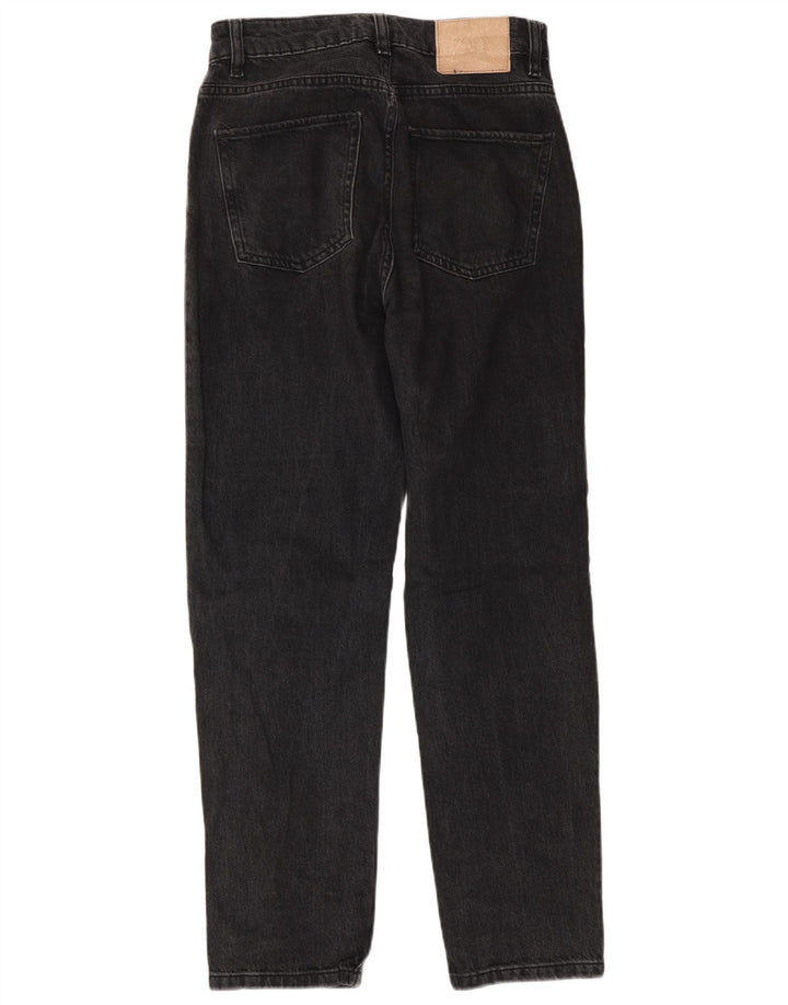ZARA Straight Jeans til kvinder EU 36 XS W26 L29 Sort