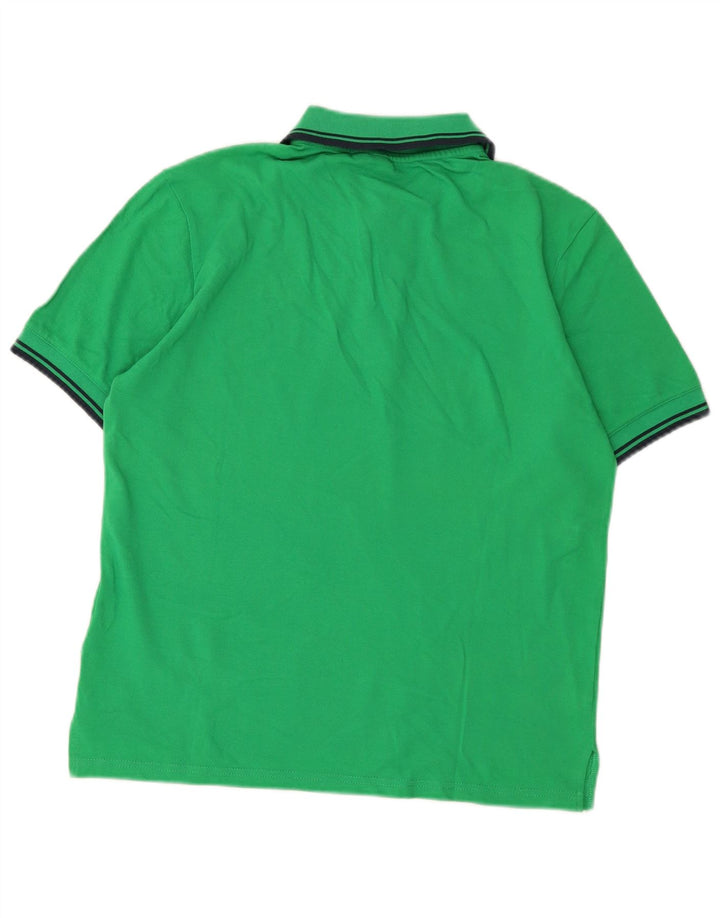 UMBRO Poloskjorte til mænd Stor Grøn Colourblock Bomuld