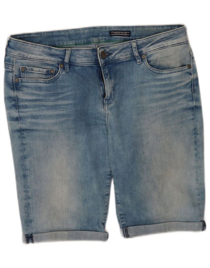 Tommy Hilfiger denimshorts til kvinder W31 Mellemblå bomuld