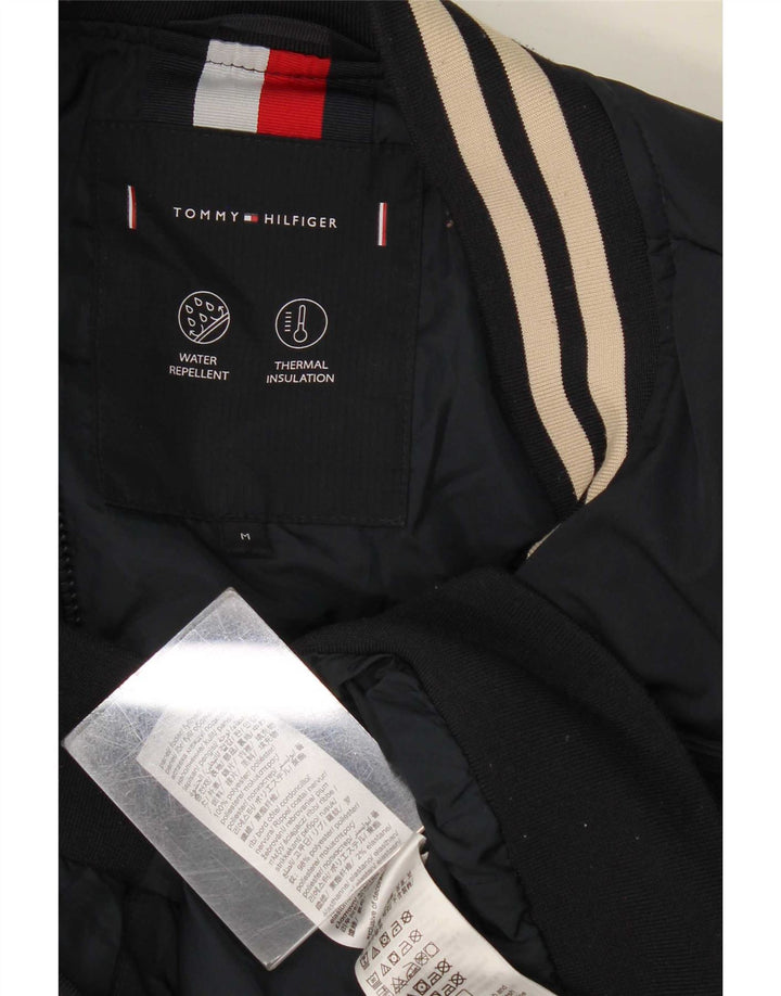 Tommy Hilfiger Herre polstret jakke UK 38 Medium Navy Blue Polyester