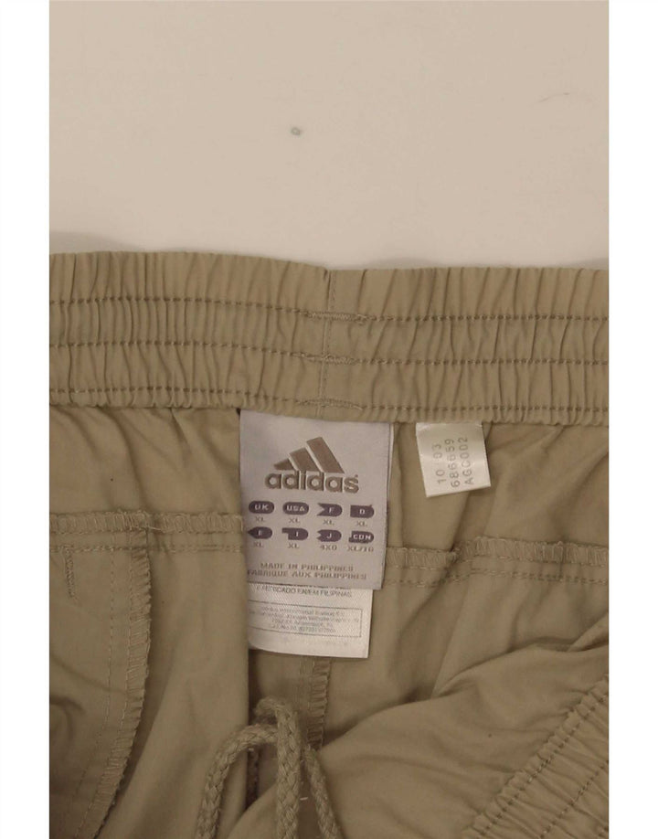 Adidas Herre Capri Træningsdragt Bukser XL Beige Polyester