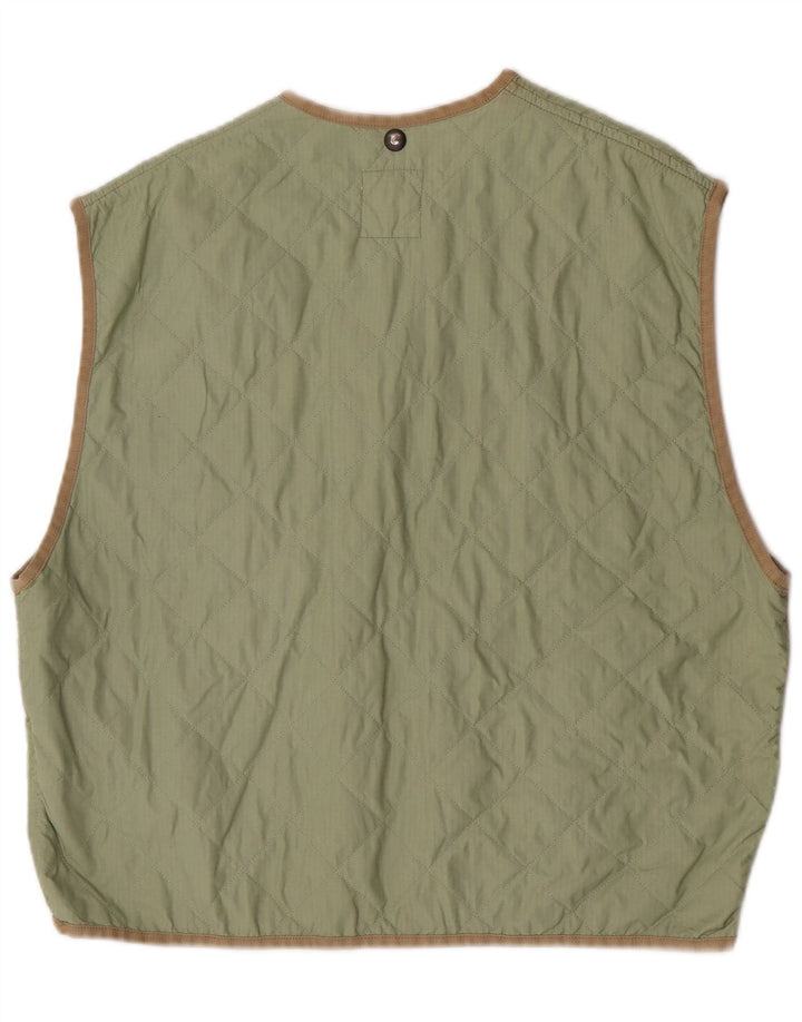 Tænk Pink Herre Quiltet Gilet IT 52 XL Grøn