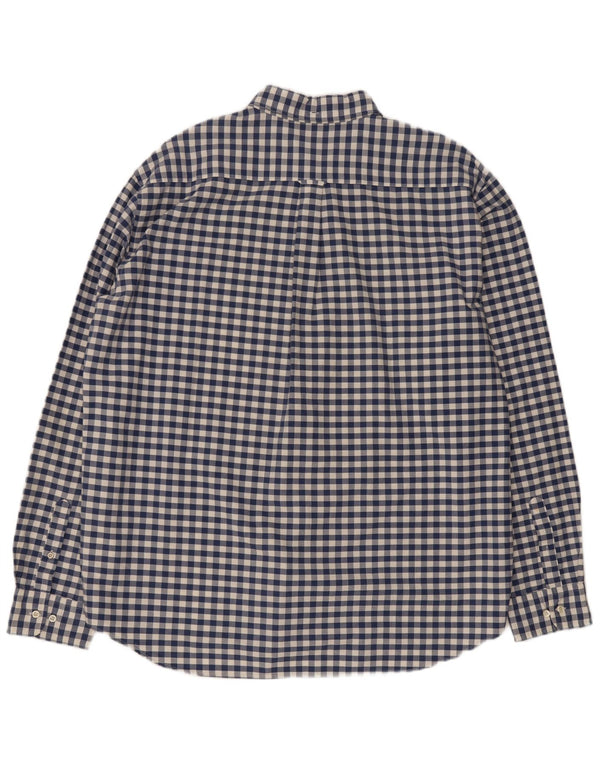 Gant herre Regular Fit skjorte 3XL blå Gingham bomuld