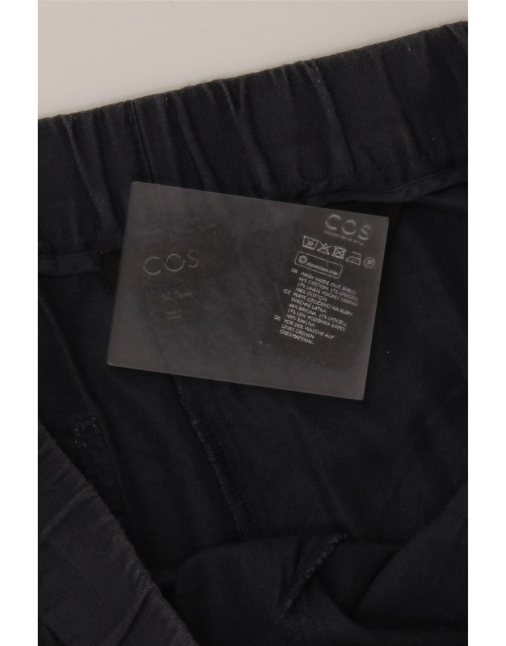 Cos Chino Shorts til kvinder EU 40 Medium W32 Marineblå Bomuld
