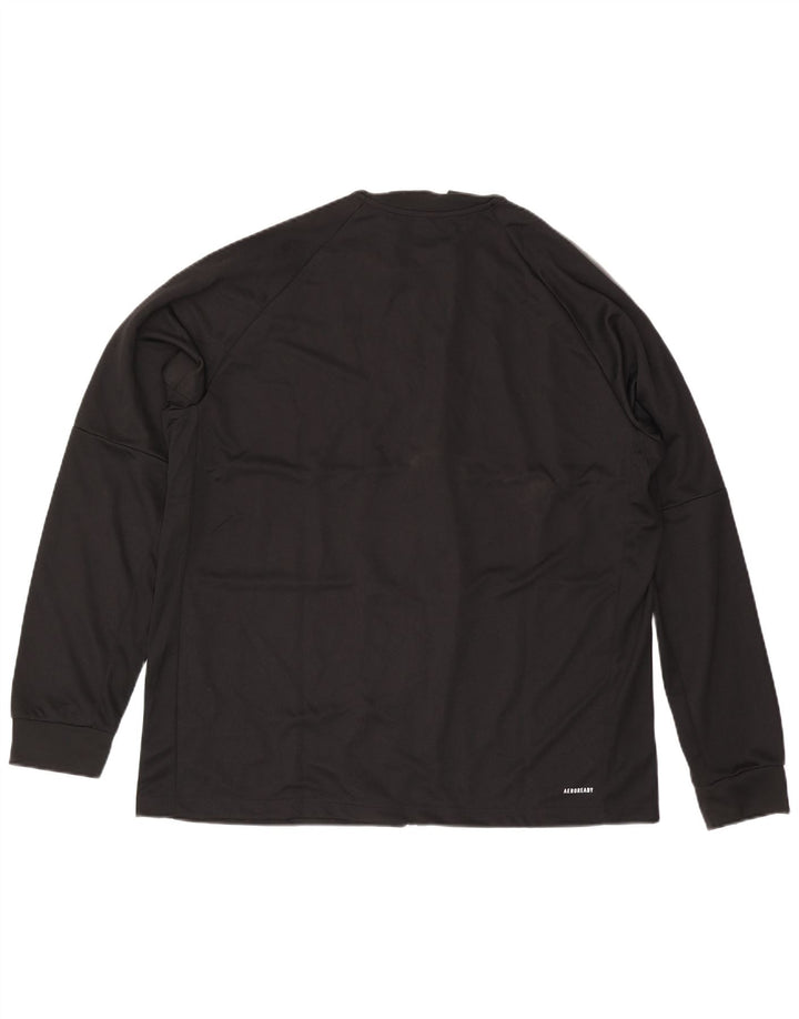 Adidas Herre Aeroready Træningsdragt Top Jakke 2XL Sort Polyester