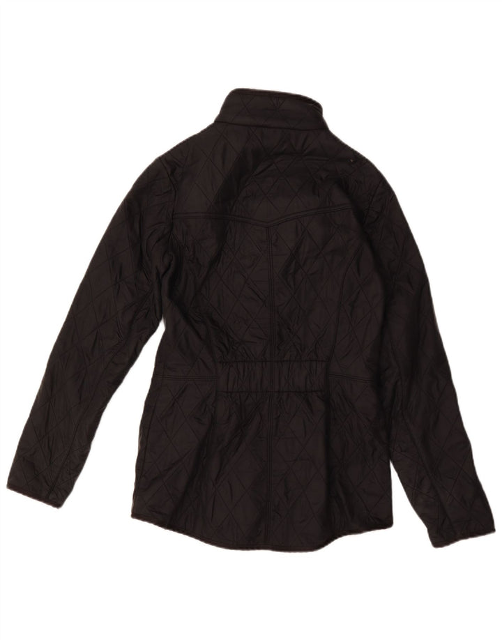 Barbour Quiltet jakke til kvinder UK 8 Lille Sort