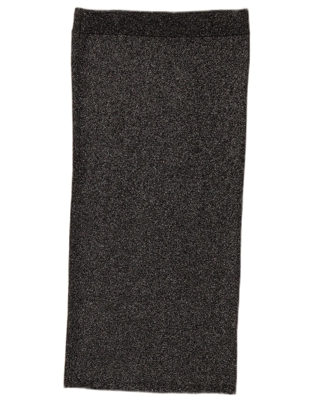 Oasis strikket lige nederdel til kvinder Small W26 Sort Flecked Viscose