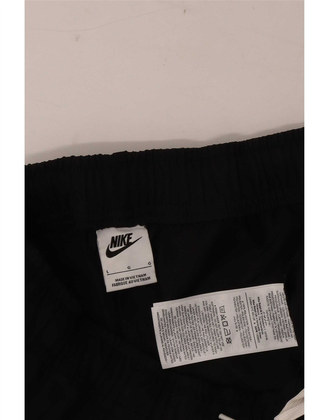 Nike Træningsdragtsbukser til mænd, store, sorte polyester