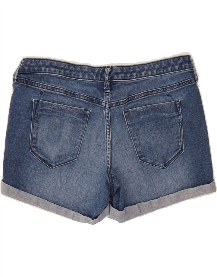 MOSSIMO Womens Mid Rise Denim Shorts US 8 Medium W34  Blue Cotton Vintage Mossimo and Second-Hand Mossimo from Messina Hembry 
