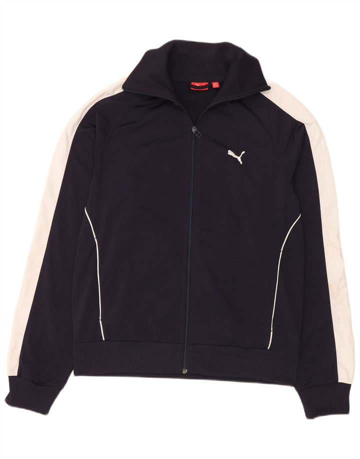 Puma Træningsdragt til mænd Topjakke Stor marineblå Colourblock Polyester