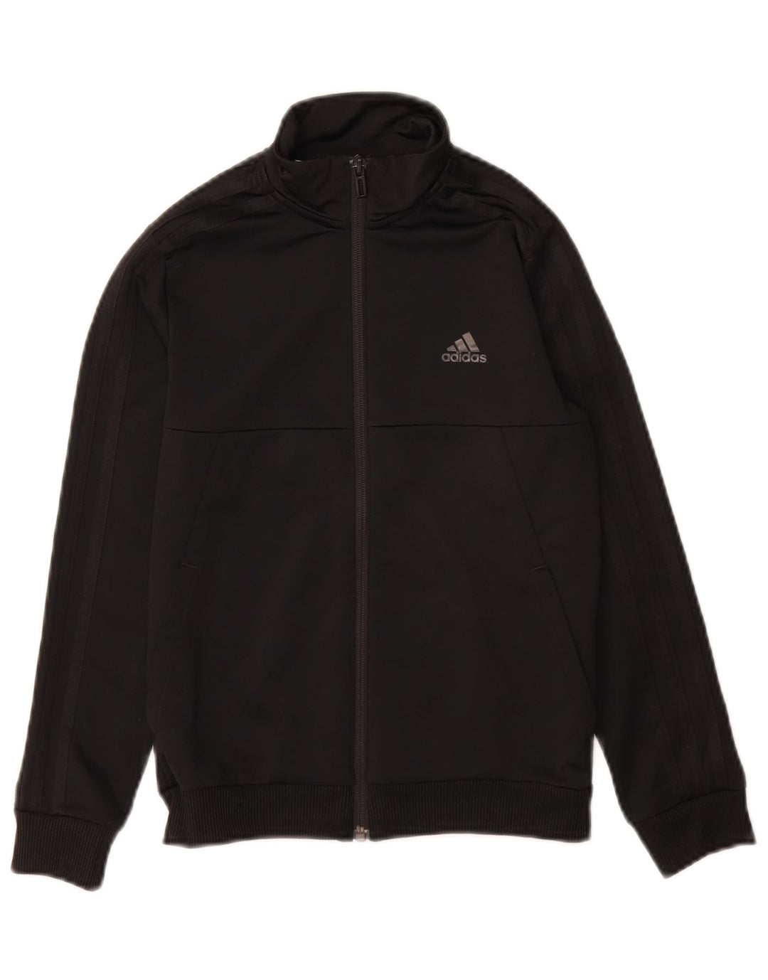 Adidas drenge Climalite træningsdragt topjakke 9-10 år sort polyester