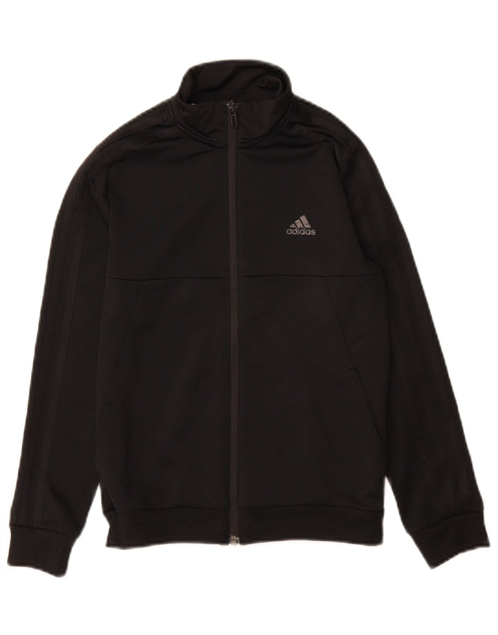 Adidas drenge Climalite træningsdragt topjakke 9-10 år sort polyester