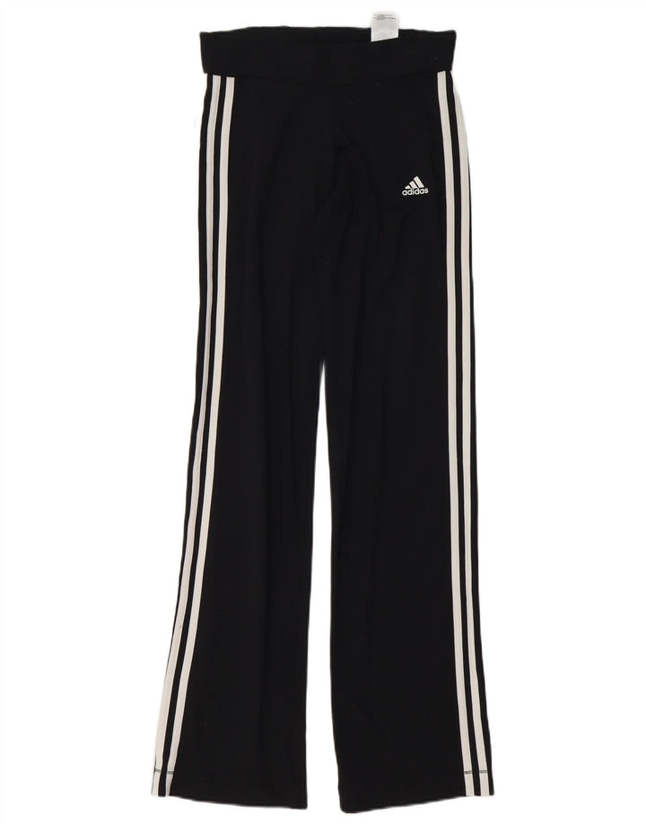 Adidas Womens Climalite træningsdragt Bukser UK 8 Small Black Polyester