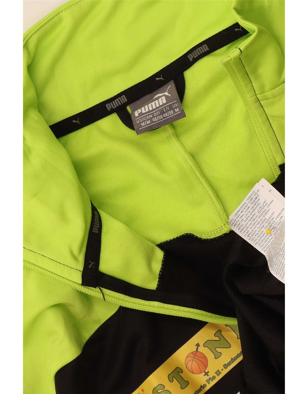 Puma Herre grafisk træningsdragt Topjakke Medium Sort Colourblock Polyester