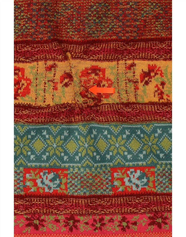 JUNGLE KENZO Womens Crew Neck Jumper Sweater UK 14 Medium Multicoloured Vintage Jungle Kenzo and Second-Hand Jungle Kenzo from Messina Hembry 