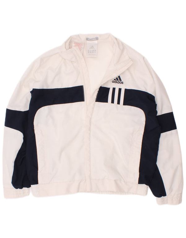 Adidas Træningsdragt Topjakke til drenge 7-8 år Hvid Colourblock Polyester