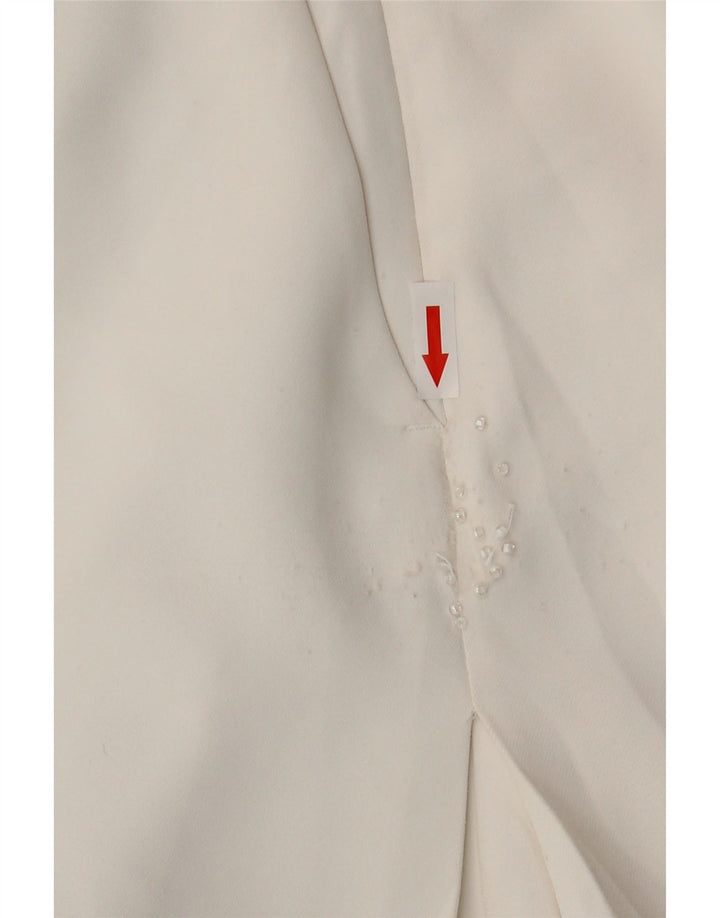 Calvin Klein Dame Højtalje Casual Shorts EU 36 Small W26 White