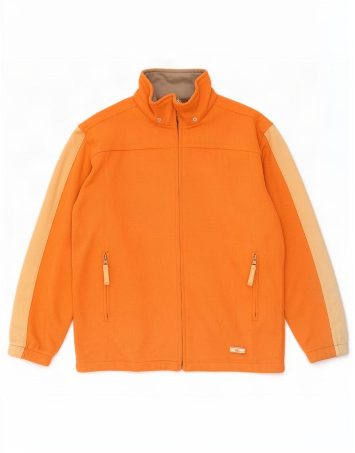 Diadora træningsdragt topjakke til kvinder UK 12 Medium Orange Colourblock