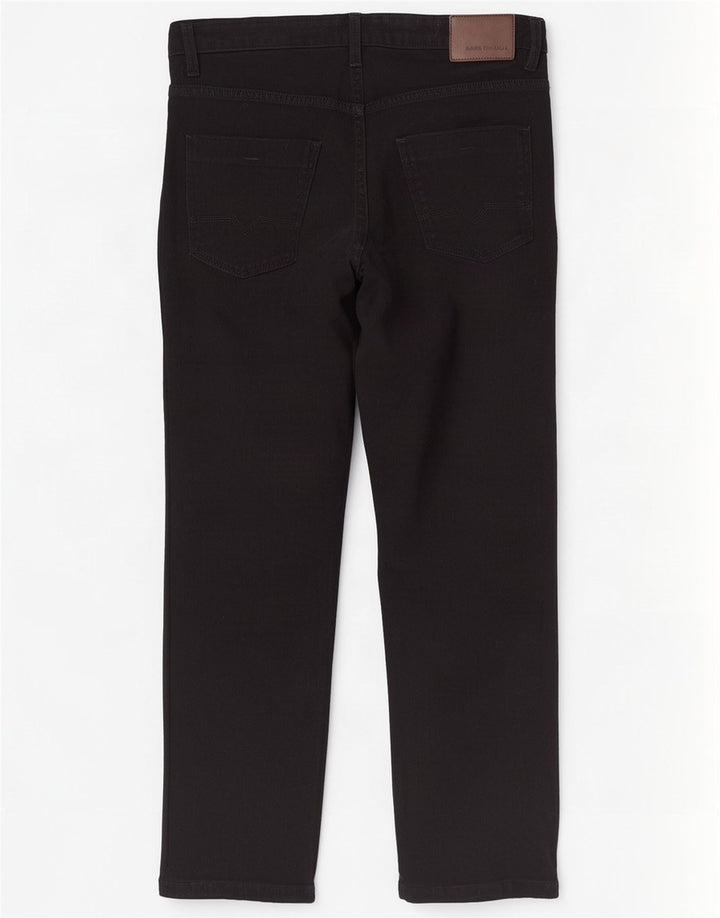 Hugo Boss Straight Jeans til mænd W34 L28 Sort bomuld