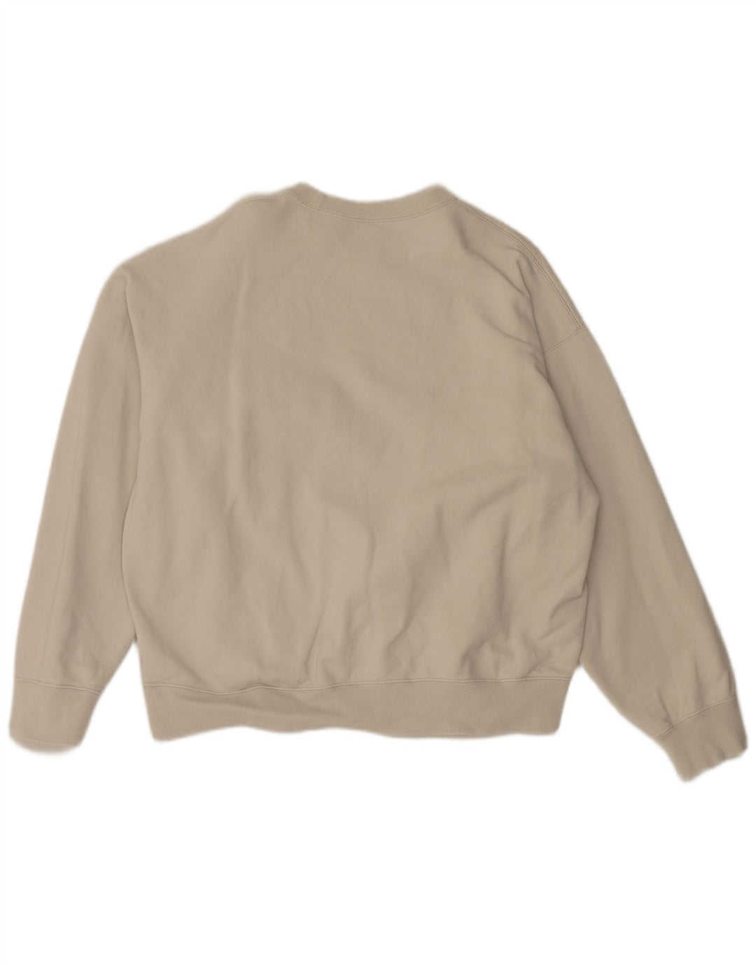 Nike Sweatshirt til mænd, stor beige bomuld